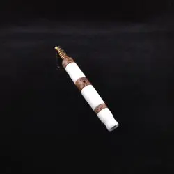 Dynavap High Class Blunt Ghost Burl XL Stem + (2) Matched Spinning Mouthpieces - New! 👻