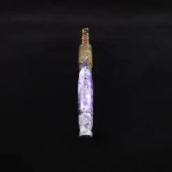 Dynavap Viper V2 Radioactive Luminescent Burl Hybrid XL Stem + Book-Matched Mouthpiece-New! ☢