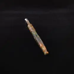 Dynavap Viper V2 Radioactive Luminescent Burl Hybrid XL Stem + Book-Matched Mouthpiece-New! ☢
