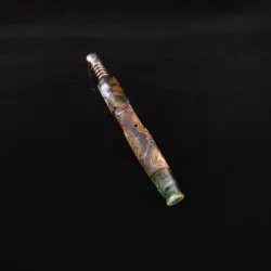Dynavap Viper V2 Radioactive Luminescent Burl Hybrid XL Stem + Book-Matched Mouthpiece-New! ☢