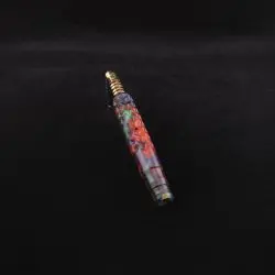 ☢ Dynavap Dragon Scale 3D Radioactive (standard) Stem + Matching Spinning Mouthpiece-New! ☢🔥