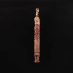 Dynavap Diamond Knurl XL Burl Stem + Book-Matched Spinning Mouthpiece - New!🔥