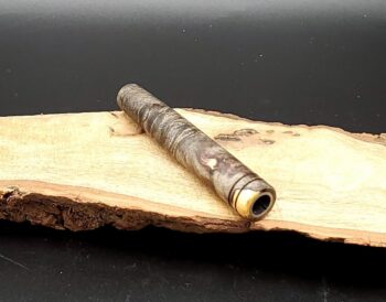 This image portrays Buckeye Burl Dynavap XL Midsection(stem) by Dovetail Woodwork.