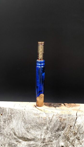 This image portrays Midsection(Stem) for Dynavap XL - Manzinita Burl Hybrid by Dovetail Woodwork.