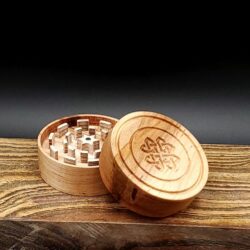 This image portrays Wooden Herb Grinder-Ambrosia Maple by Dovetail Woodwork.