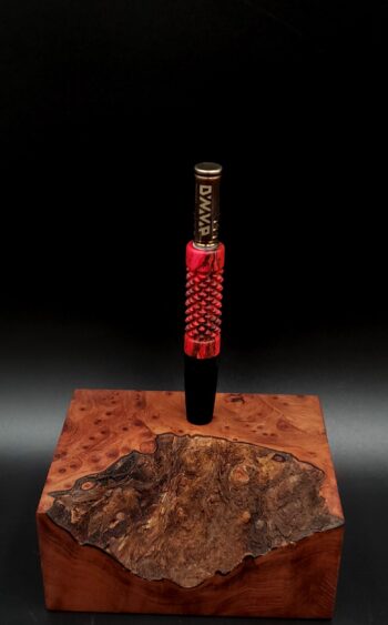 This image portrays Twisted Stem Series-XL Dynavap Stem/Midsection by Dovetail Woodwork.