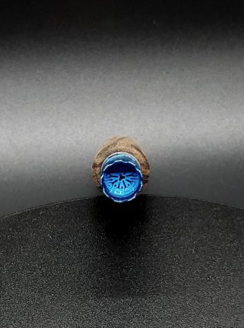 This image portrays Custom Anodized/Blue-Dynavap Titanium Tip-VONG(2021) by Dovetail Woodwork.