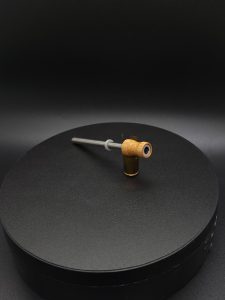 This image portrays Dynavap Spinning Mouthpiece-Durable Bamboo by Dovetail Woodwork.
