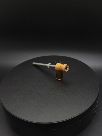 This image portrays Dynavap Spinning Mouthpiece-Durable Bamboo by Dovetail Woodwork.