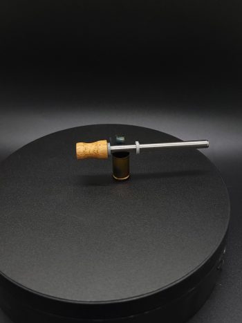 This image portrays Dynavap Spinning Mouthpiece-Durable Bamboo by Dovetail Woodwork.