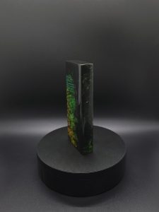 This image portrays 2G-Stash-Maple Burl Hybrid-XL Dynavap Case by Dovetail Woodwork.