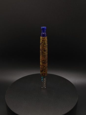 This image portrays Dynavap Spinning Mouthpiece-Galactic Resin by Dovetail Woodwork.