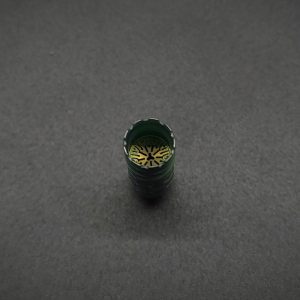 This image portrays Dynavap Omni Tip-Camo Green/Gold Accents by Dovetail Woodwork.