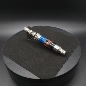 This image portrays Vong(i) Custom Sleeve-California Redwood Burl Hybrid by Dovetail Woodwork.
