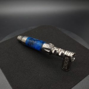 This image portrays Vong(i) Custom Sleeve-Black/Blue Spider Sleeve by Dovetail Woodwork.