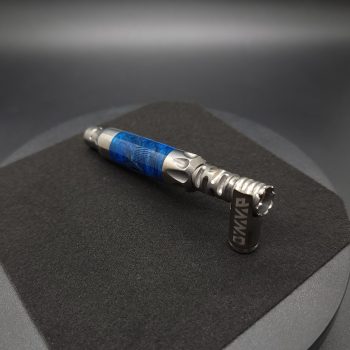 This image portrays Vong(i) Custom Sleeve-Black/Blue Spider Sleeve by Dovetail Woodwork.