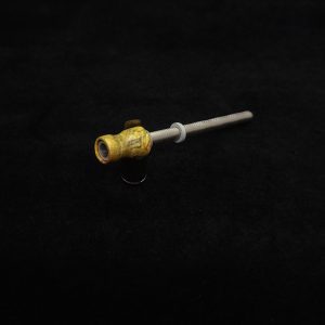 This image portrays Dynavap Spinning Mouthpiece-Golden/Green/Black Cosmic Burl by Dovetail Woodwork.