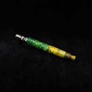 This image portrays V-7 Dynavap XL Burl Stem + Matched Mouthpiece by Dovetail Woodwork.