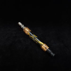 This image portrays Straight Tapered Designed XL Dynavap Stem-Hemp Wood Hybrid + M.P. by Dovetail Woodwork.