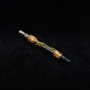 This image portrays Straight Tapered Designed XL Dynavap Stem-Hemp Wood Hybrid + M.P. by Dovetail Woodwork.