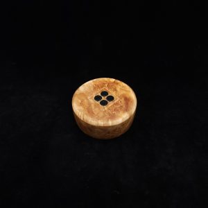 This image portrays DynaPuck-Madrone Burl Wood-Dynavap Stem Display by Dovetail Woodwork.