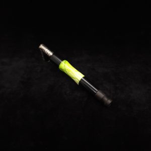 This image portrays Clutch Dynavap XL Luminescent Stem + Ebony Mouthpiece by Dovetail Woodwork.