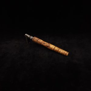 This image portrays Straight Taper Dynavap XL Hybrid Stem + Matched Mouthpiece by Dovetail Woodwork.