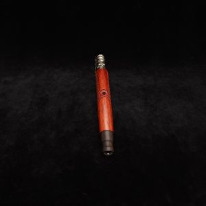 This image portrays Diagonal Slant Dynavap XL Stem + Matched Mouthpiece by Dovetail Woodwork.