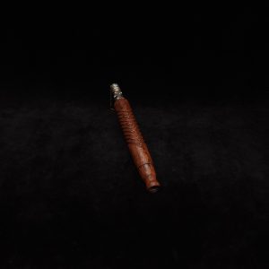 This image portrays Diagonal Slant Dynavap XL Stem/Camelthorn + Matching Mouthpiece by Dovetail Woodwork.