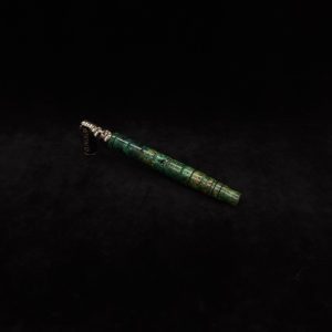 This image portrays Attenuated Dynavap XL Design Burl Stem + Matching Mouthpiece-NEW! by Dovetail Woodwork.