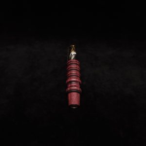 This image portrays Dynavap 14mm WPA Stem-S.S. Metal Core-Purpleheart-NEW! by Dovetail Woodwork.