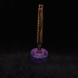 This image portrays DynaPuck-Cosmic Series-Dynavap Stem Display by Dovetail Woodwork.
