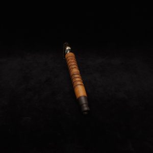 This image portrays Fractured Dynavap XL Stem/Lignum Vitae+Ebony Mouthpiece-NEW! by Dovetail Woodwork.