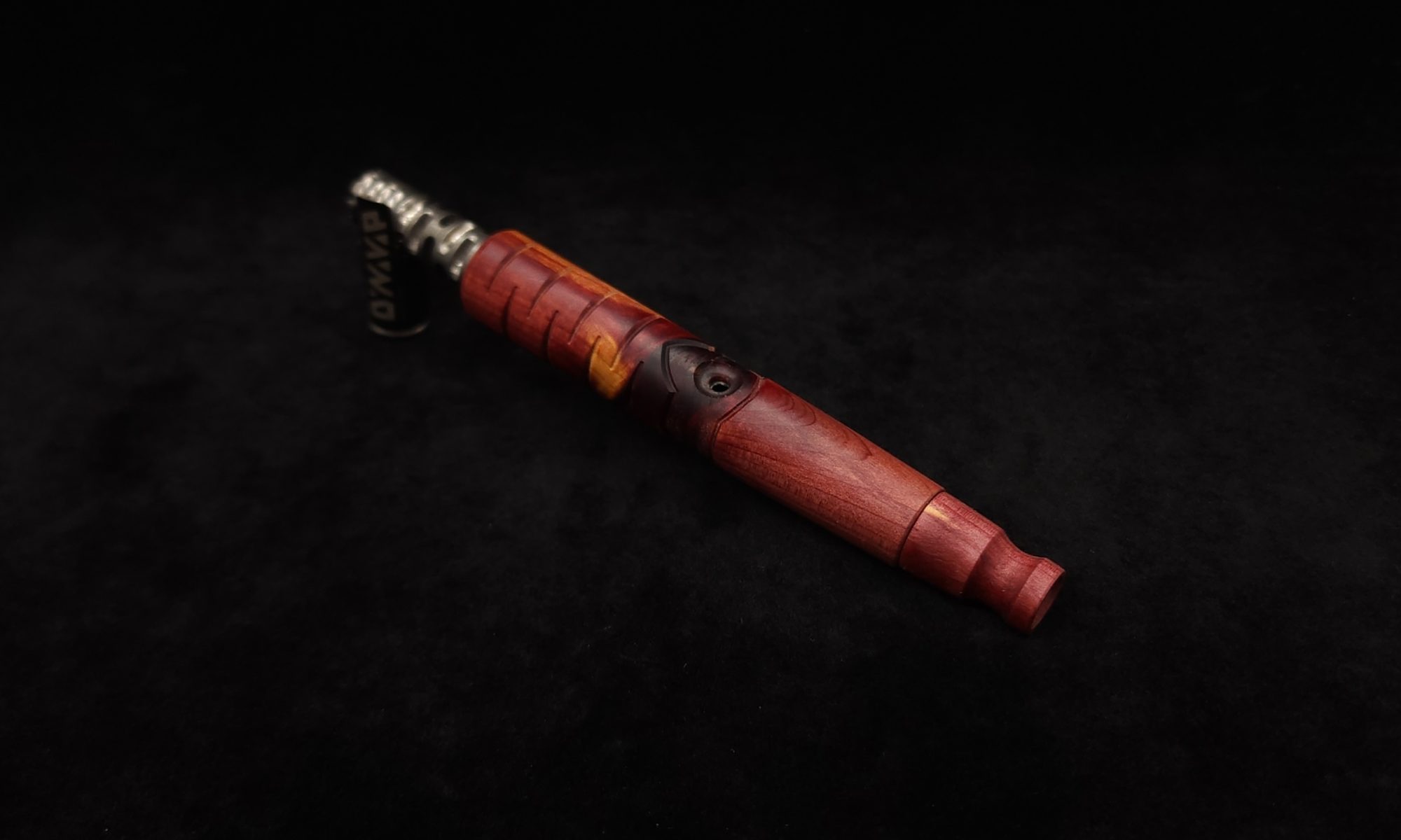This image portrays Shield Dynavap XL Stem + Matched Mouthpiece-NEW! by Dovetail Woodwork.