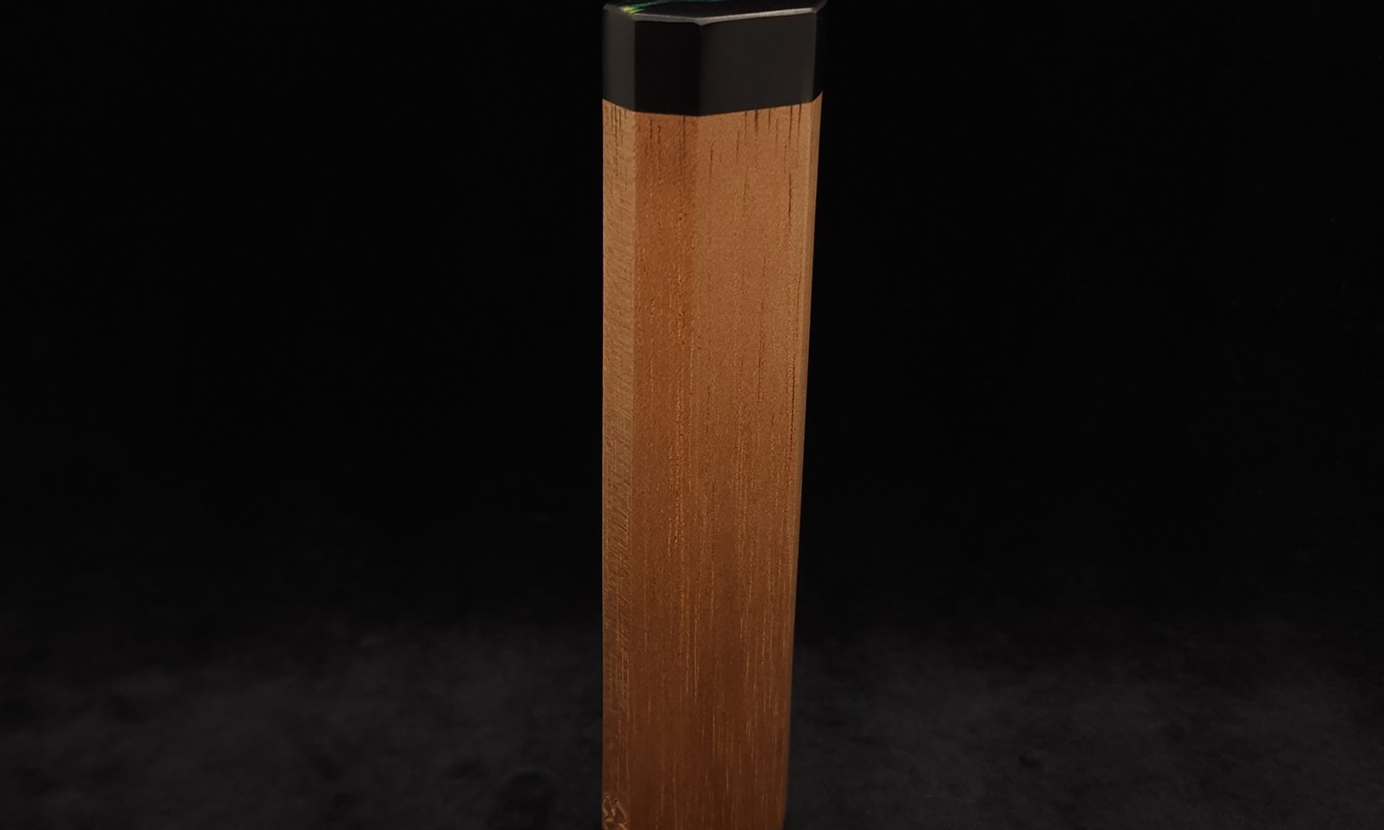 This image portrays Single Dynavap Device Case/On-The-Go Storage/Spanish Cedar Hybrid by Dovetail Woodwork.