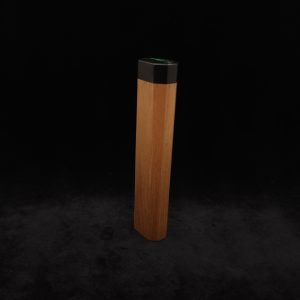 This image portrays Single Dynavap Device Case/On-The-Go Storage/Spanish Cedar Hybrid by Dovetail Woodwork.