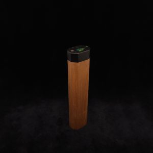 This image portrays Single Dynavap Device Case/On-The-Go Storage/Spanish Cedar Hybrid by Dovetail Woodwork.