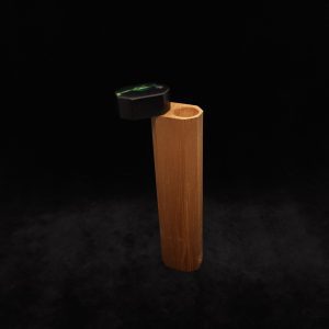 This image portrays Single Dynavap Device Case/On-The-Go Storage/Spanish Cedar Hybrid by Dovetail Woodwork.