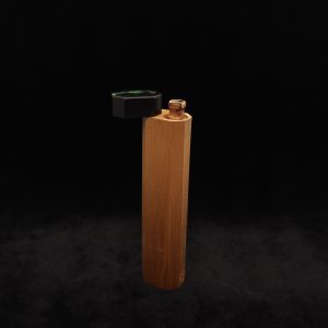 This image portrays Single Dynavap Device Case/On-The-Go Storage/Spanish Cedar Hybrid by Dovetail Woodwork.