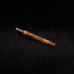 This image portrays Attenuated Dynavap XL Spiral Burl Stem + Matching M.P.-NEW! by Dovetail Woodwork.