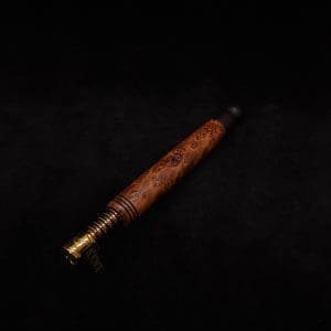 This image portrays Blunt Style Dynavap XL Exhibition Grade Thuya Burl Stem + Matched M.P.-NEW! by Dovetail Woodwork.