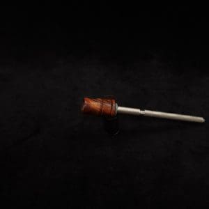 This image portrays Dynavap Spinning Mouthpiece-High Class M.P.- Cocobolo Burl by Dovetail Woodwork.