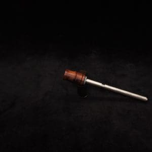 This image portrays Dynavap Spinning Mouthpiece-High Class M.P.- Cocobolo Burl by Dovetail Woodwork.