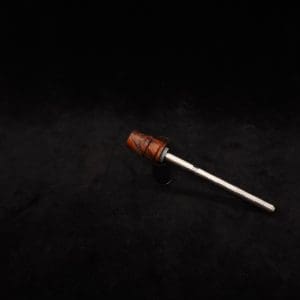 This image portrays Dynavap Spinning Mouthpiece-High Class M.P.- Cocobolo Burl by Dovetail Woodwork.