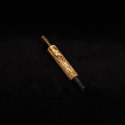 This image portrays Blunt Dynavap (Standard) Hemp Wood Stem + Book-Matched M.P.-NEW! by Dovetail Woodwork.