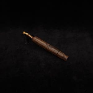 This image portrays High Class XL Dynavap Stem-Integrated Mouthpiece-Blackwood-NEW! by Dovetail Woodwork.