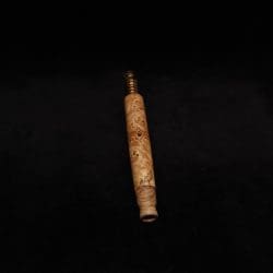 This image portrays Diamond S.T. Dynavap XL Burl Stem + Book-Matched M.P.-NEW! by Dovetail Woodwork.