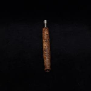 This image portrays Straight Taper XL Burl-Dynavap Stem + Book-Matched M.P. - NEW! by Dovetail Woodwork.