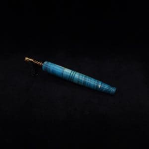 This image portrays Straight Taper XL-Dynavap Burl Stem + Book-Matched M.P. - NEW! by Dovetail Woodwork.