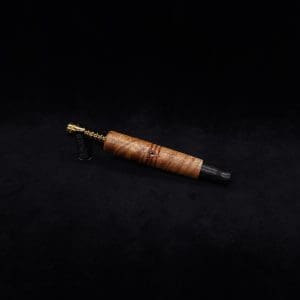 This image portrays Straight Taper (Standard) Burl-Dynavap Stem + Blackwood M.P. - NEW! by Dovetail Woodwork.